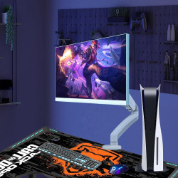 GAMEON MECHANICAL SPRING MONITOR SINGLE ARM (17 - 32 inch) - White GAMEON MECHANICAL SPRING MONITOR SINGLE ARM (17 - 32 inch) - White