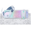 AiO Gaming Bundle GAMEON KEYBOARD|MOUSE HEADEST MOUSEPAD 4 IN 1 COMBO - White AiO Gaming Bundle GAMEON KEYBOARD|MOUSE HEADEST MOUSEPAD 4 IN 1 COMBO - White
