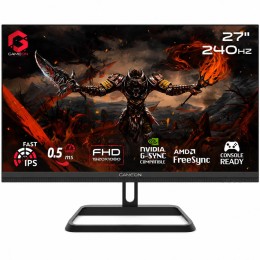 شاشة قيمنق ألعاب GAMEON Midnight Pro Series مقاس 27 بوصة - FHD 240Hz - Fast IPS - زمن 0.5ms - HDMI 2.1 - أسود