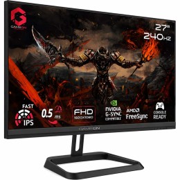 شاشة قيمنق ألعاب GAMEON Midnight Pro Series مقاس 27 بوصة - FHD 240Hz - Fast IPS - زمن 0.5ms - HDMI 2.1 - أسود
