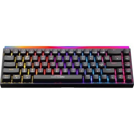 كيبورد قيمنق ميكانيكي RGB بنسبة 60% من GAMEON طراز GO-MK260-RS - سويتش أحمر - عربي/إنجليزي كيبورد قيمنق ميكانيكي RGB بنسبة 60% من GAMEON طراز GO-MK260-RS - سويتش أحمر - عربي/إنجليزي