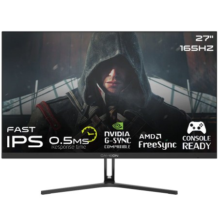 شاشة العاب GAMEON مقاس 27 بوصة - دقة FHD - تردد 165Hz - استجابة 0.5ms - منفذ HDMI 2.1 و VRR شاشة العاب GAMEON مقاس 27 بوصة - دقة FHD - تردد 165Hz - استجابة 0.5ms - منفذ HDMI 2.1 و VRR