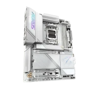 مذر بورد جيجابايت X870E AORUS PRO ICE - دعم DDR5 - واي فاي 7 - مقبس AM5 – الإصدار الأبيض