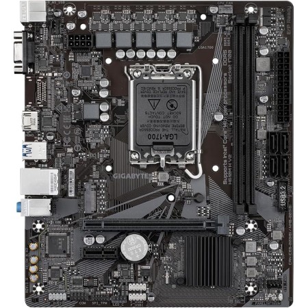GIGABYTE H610M H V2 DDR5 Motherboard - PCIe 4.0 - LGA1700 Socket - DDR5 RAM