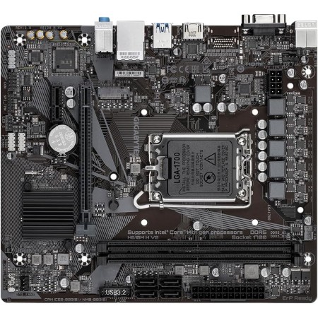 GIGABYTE H610M H V2 DDR5 Motherboard - PCIe 4.0 - LGA1700 Socket - DDR5 RAM