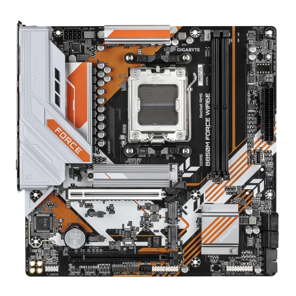 Gaming Motherboard GIGABYTE B850M FORCE WiFi6E - DDR5 Support & AM5 Socket – High Performance in Micro-ATX Form Factor