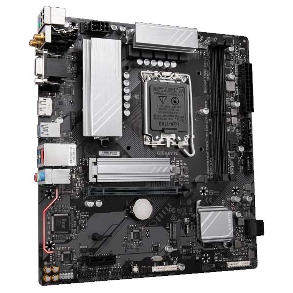 مذر بورد GIGABYTE B760M G AX للألعاب - دعم DDR5 وWi-Fi 6 - مقاس Micro-ATX - مقبس LGA 1700 مذر بورد GIGABYTE B760M G AX للألعاب - دعم DDR5 وWi-Fi 6 - مقاس Micro-ATX - مقبس LGA 1700