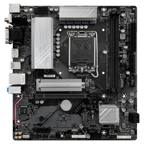 Gaming Motherboard GIGABYTE B760M G AX - DDR5 - WiFi 6 - LGA 1700 - Micro-ATX