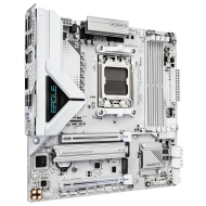 مذر بورد جيجابايت B850M EAGLE ICE GAMING - دعم DDR5 - واي فاي 6E - مقبس AM5 – باللون الأبيض