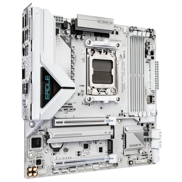 GAMING Motherboard  GIGABYTE B850M EAGLE ICE | DDR5 | Wi-Fi 6E | AM5 – White