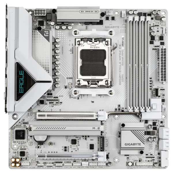 GAMING Motherboard  GIGABYTE B850M EAGLE ICE | DDR5 | Wi-Fi 6E | AM5 – White