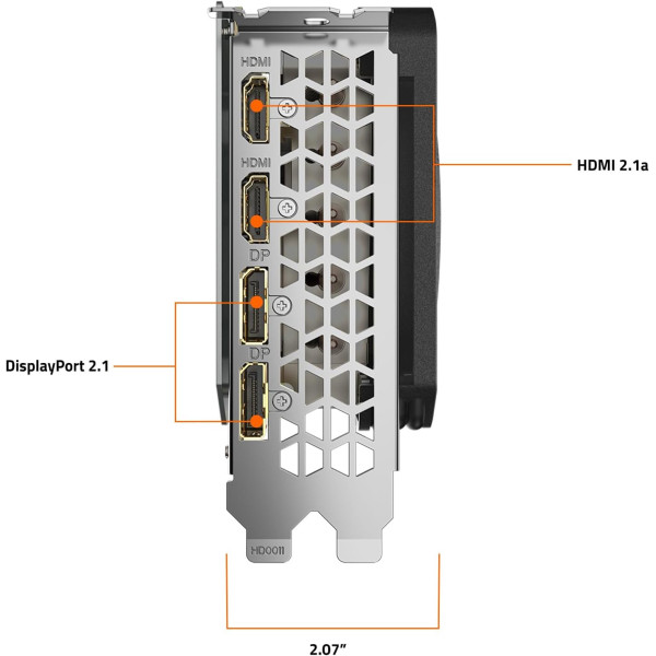 كرت شاشة AMD راديون RX 7600 XT بسعة 16 جيجابايت – 3 مراوح أسود كرت شاشة AMD راديون RX 7600 XT بسعة 16 جيجابايت – 3 مراوح أسود