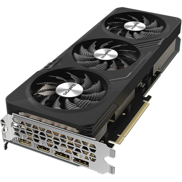 كرت شاشة AMD راديون RX 7600 XT بسعة 16 جيجابايت – 3 مراوح أسود كرت شاشة AMD راديون RX 7600 XT بسعة 16 جيجابايت – 3 مراوح أسود