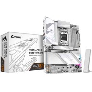 لوحة ام احترافية GIGABYTE X870 AORUS ELITE X3D ICE، تدعم ذاكرة DDR5، وتحتوي على منفذ PCIe 5.0 x16، وتقنية WiFi 7، ومنفذ USB4 Type-C، وتعمل بمقبس AM5