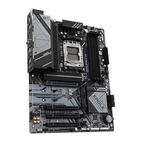 لوحة أم GIGABYTE B650 EAGLE AX، تدعم معالجات AMD Ryzen™ بمنفذ AM5، عامل الشكل ATX، مزودة بشبكة Wi-Fi 6E مدمجة – اسود لوحة أم GIGABYTE B650 EAGLE AX، تدعم معالجات AMD Ryzen™ بمنفذ AM5، عامل الشكل ATX، مزودة بشبكة Wi-Fi 6E مدمجة – اسود