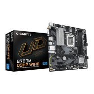 لوحة أم احترافية GIGABYTE B760M D3HP WIFI6, مقبس ‎LGA 1700‎, مقاس مايكرو M, تدعم حتى ‎128GB‎ عبر 4 منافذ RAM DDR5, وايفاي 6 بلوتوث 5.3 - أسود 