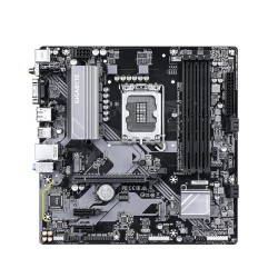 لوحة أم احترافية GIGABYTE B760M D3HP WIFI6, مقبس ‎LGA 1700‎, مقاس مايكرو M, تدعم حتى ‎128GB‎ عبر 4 منافذ RAM DDR5, وايفاي 6 بلوتوث 5.3 - أسود 