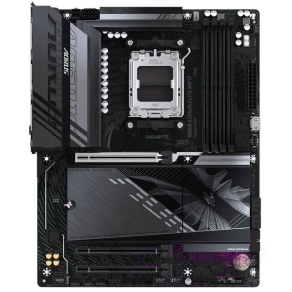 لوحة ام احترافية GIGABYTE B850 AORUS ELITE WIFI7، ذاكرة DDR5، منفذ PCIe 5.0 x16، مقبس AM5، حجم ATX - اسود لوحة ام احترافية GIGABYTE B850 AORUS ELITE WIFI7، ذاكرة DDR5، منفذ PCIe 5.0 x16، مقبس AM5، حجم ATX - اسود