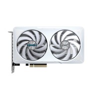 كرت شاشة احترافي GIGABYTE RTX 5060 EAGLE ICE, ذاكرة 8GB GDDR7, تبريد مزدوج المراوح, اصدار مكسور السرعة OC, يدعم تقنيات  Ray Tracing وDLSS 4 وNVIDIA Reflex - أبيض