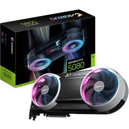 كرت شاشة جيجابايت AORUS RTX 5080 INFINITY 16G بذاكرة 16GB GDDR7 - تبريد HYPERBURST