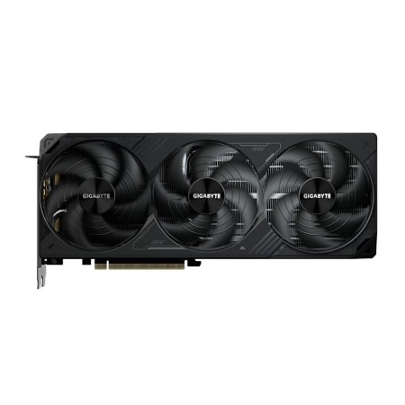 كرت شاشة احترافي RTX 5080 WINDFORCE SFF, ذاكرة 16GB GDDR7, تبريد ثلاثي المراوح, اصدار مكسور السرعة OC, يدعم تقنيات  Ray Tracing وDLSS 4 وNVIDIA Reflex - أسود
