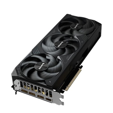 كرت شاشة احترافي RTX 5080 WINDFORCE SFF, ذاكرة 16GB GDDR7, تبريد ثلاثي المراوح, اصدار مكسور السرعة OC, يدعم تقنيات  Ray Tracing وDLSS 4 وNVIDIA Reflex - أسود