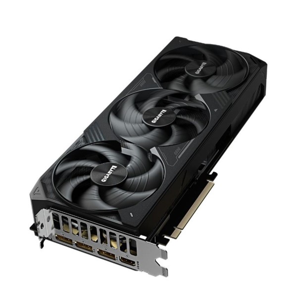 كرت شاشة احترافي RTX 5080 WINDFORCE SFF, ذاكرة 16GB GDDR7, تبريد ثلاثي المراوح, اصدار مكسور السرعة OC, يدعم تقنيات  Ray Tracing وDLSS 4 وNVIDIA Reflex - أسود