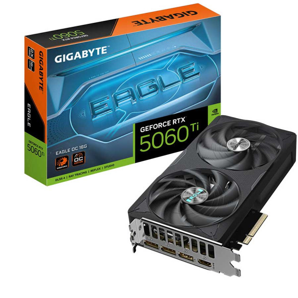GIGABYTE EAGLE OC GeForce RTX 5060Ti 16GB - GDDR7 - 2xFANS GIGABYTE EAGLE OC GeForce RTX 5060Ti 16GB - GDDR7 - 2xFANS