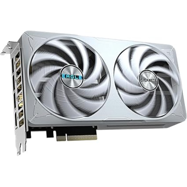 كرت شاشة جيجابايت إيغل جيفورس RTX 5060Ti بسعة 8GB OC | GDDR7 مع تبريد [2xFANS] - الأبيض