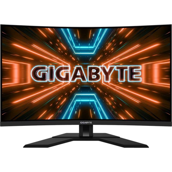 GIGABYTE M32QC CURVED GAMING 32 QHD 2560x1440 VA 165Hz,1Ms,HDR 400- Free-Sync - جيجابايت شاشة للألعاب