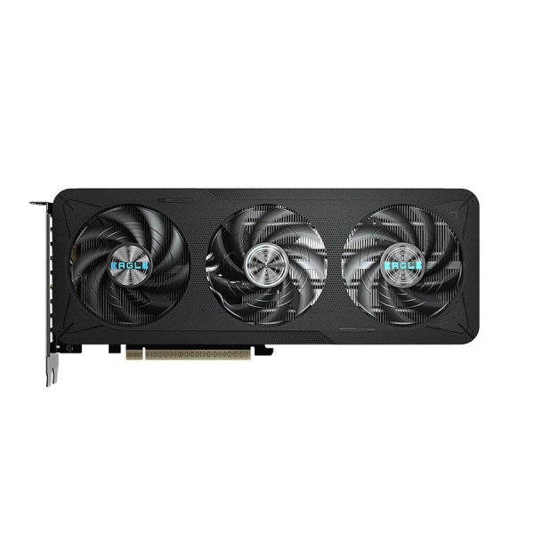 كرت شاشة GIGABYTE EAGLE MAX OC RTX 5060 TI , ذاكرة 16 جيجابايت GDDR7, نظام تبريد WINDFORCE 3X ثلاثي المراوح, اصدار مكسور السرعة OC - أسود