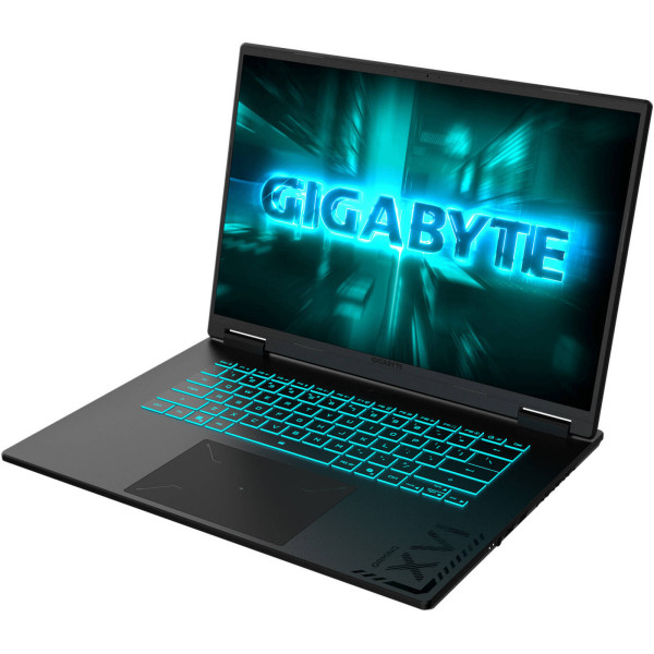 لابتوب احترافي GIGABYTE A16, معالج i7-13620H , بطاقة رسومات RTX 5060 , شاشة 16 بوصة IPS بدقة FHD+ معدل تحديث 165 هرتز,  ذاكرة 16 غيغابايت DDR5, سعة 1 تيرابايت, Windows 11 - أسود
