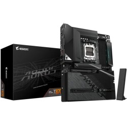 لوحة ام احترافية GIGABYTE X870 AORUS STEALTH، ذاكرة DDR5، منفذ PCIe 5.0 x16، WiFi 7، منفذ USB4 Type-C، مقبس AM5