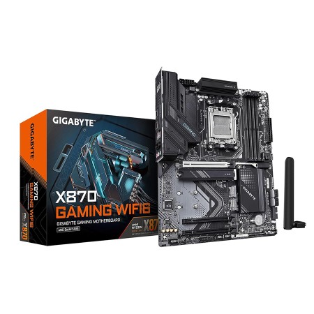 Motherboard GIGABYTE X870 GAMING WIFI 6, ATX Form Factor, 4x DIMMS DDR5 , PCIe 5.0 x16, WIFI 6, BT5.3, AM5, AMD EXPO