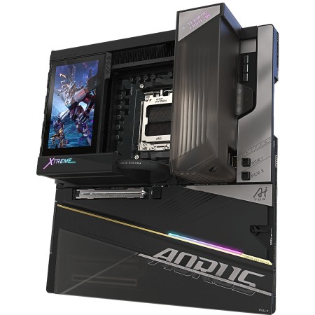 مذربورد جيجابايت أوروس اكستريم X3D AI TOP - واي فاي 7 - سوكيت AM5 - رام DDR5 مذربورد جيجابايت أوروس اكستريم X3D AI TOP - واي فاي 7 - سوكيت AM5 - رام DDR5
