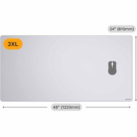 ماوس باد قيمنق جلوريوس GMP 2 مقاس XXXL - أبعاد 1220 × 610 × 3mm - مقاوم للسوائل - أبيض ماوس باد قيمنق جلوريوس GMP 2 مقاس XXXL - أبعاد 1220 × 610 × 3mm - مقاوم للسوائل - أبيض
