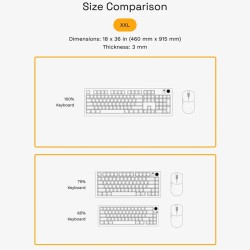 ماوس باد قيمنق جلوريوس GMP 2 GLED RGB مقاس XXL - أبعاد 915 × 460 × 4mm - أسود ماوس باد قيمنق جلوريوس GMP 2 GLED RGB مقاس XXL - أبعاد 915 × 460 × 4mm - أسود
