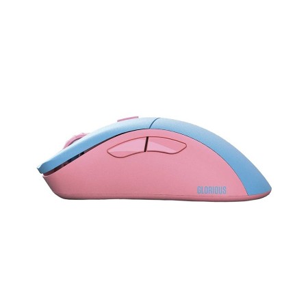 Gaming Mouse Glorious Model D PRO Wireless – Skyline mouse, 58g, 2.4GHz wireless, BAMF sensor, 19,000 DPI, 6 fully remappable buttons, - Pink/Blue