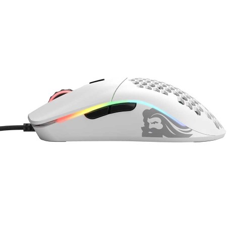 ماوس قيمنق جلوريوس Model O RGB سلكي مع ماوس باد - دقة 12,000 DPI - وزن 58g - أبيض مطفي ماوس قيمنق جلوريوس Model O RGB سلكي مع ماوس باد - دقة 12,000 DPI - وزن 58g - أبيض مطفي