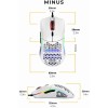 ماوس قيمنق جلوريوس Model O RGB سلكي مع ماوس باد - دقة 12,000 DPI - وزن 58g - أبيض مطفي ماوس قيمنق جلوريوس Model O RGB سلكي مع ماوس باد - دقة 12,000 DPI - وزن 58g - أبيض مطفي