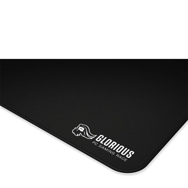 Glorious Large Pro mouse pad, (330mm × 279mm × 2mm), Smooth cloth surface, Stitched edges - BLACK Glorious Large Pro mouse pad, (330mm × 279mm × 2mm), Smooth cloth surface, Stitched edges - BLACK