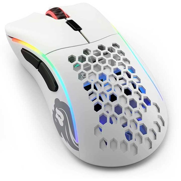 Glorious Model D Wireless Gaming Mouse - Matte White - ماوس قلوريوس موديل دي ابيض مطفي