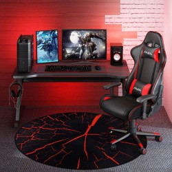 حصيرة أرضية Highend Gaming Chair Pad, سطح ثابت وغير قابل للانزلاق, حجم 120 سم, سهلة التنظيف, مناسبة لجميع أنواع الكراسي
