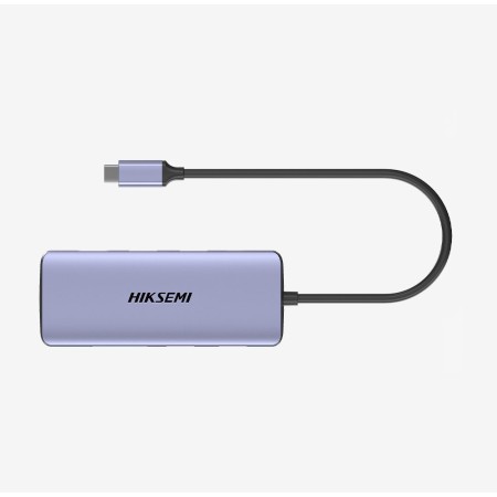 موزع USB-C 8 منافذ HIKSEMI HS-HUB-DS801، م  HDMI 4K، شحن سريع PD
