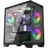صندوق كمبيوتر للألعاب HOOK BOLT – ميد تور بزجاج مقوى و4 مراوح RGB – أسود صندوق كمبيوتر للألعاب HOOK BOLT – ميد تور بزجاج مقوى و4 مراوح RGB – أسود