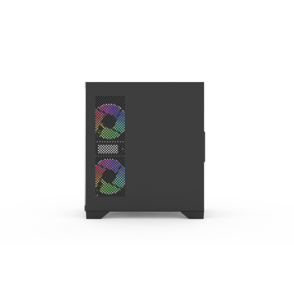 صندوق كمبيوتر للألعاب HOOK BOLT – ميد تور بزجاج مقوى و4 مراوح RGB – أسود صندوق كمبيوتر للألعاب HOOK BOLT – ميد تور بزجاج مقوى و4 مراوح RGB – أسود