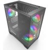 صندوق كمبيوتر للألعاب HOOK BOLT – ميد تور بزجاج مقوى و4 مراوح RGB – أسود صندوق كمبيوتر للألعاب HOOK BOLT – ميد تور بزجاج مقوى و4 مراوح RGB – أسود