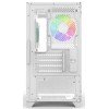 صندوق كمبيوتر للألعاب HOOK BOLT – ميد تور بزجاج مقوى و4 مراوح RGB – أبيض صندوق كمبيوتر للألعاب HOOK BOLT – ميد تور بزجاج مقوى و4 مراوح RGB – أبيض