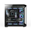 صندوق كمبيوتر للألعاب HOOK Thunder بواجهة زجاجية (ميد تاور) – مزود بـ 7 مراوح RGB - أسود صندوق كمبيوتر للألعاب HOOK Thunder بواجهة زجاجية (ميد تاور) – مزود بـ 7 مراوح RGB - أسود