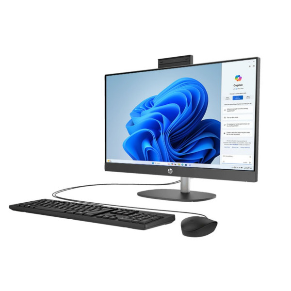كمبيوتر مكتبي الكل في واحد HP ProOne 240 G10 بمعالج i5-1334U ذاكرة 8 جيجابايت تخزين SSD سعة 512 جيجابايت شاشة 23.8 بوصة FHD IPS – أسود كمبيوتر مكتبي الكل في واحد HP ProOne 240 G10 بمعالج i5-1334U ذاكرة 8 جيجابايت تخزين SSD سعة 512 جيجابايت شاشة 23.8 بوصة FHD IPS – أسود